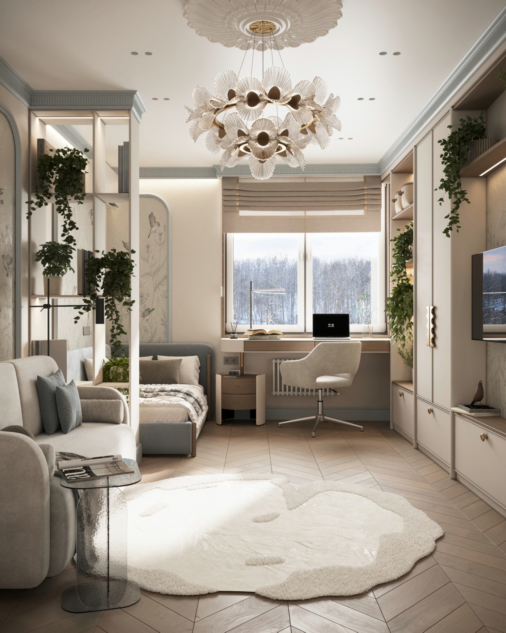 Детская комната 15 м²